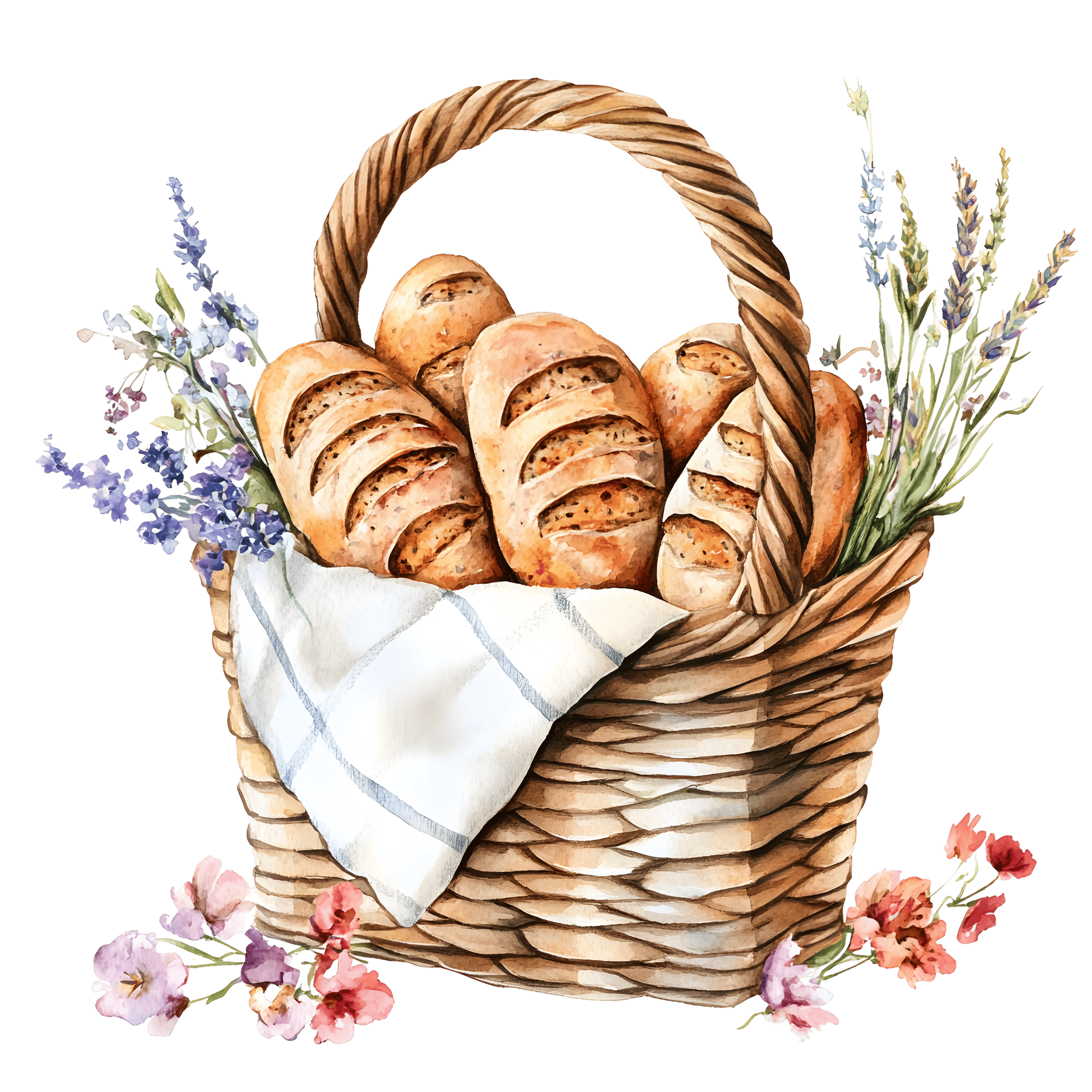 Why ArtZ Baking Culinary page- Clipart Bread Basket (1)